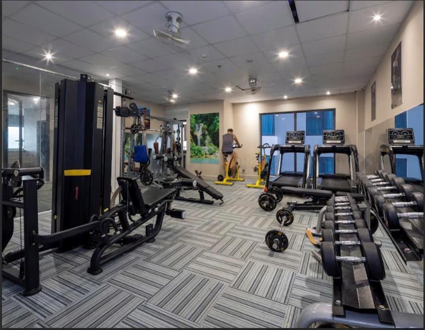 Virgo Hotel Nha Trang Luaran gambar The gym at the hotel